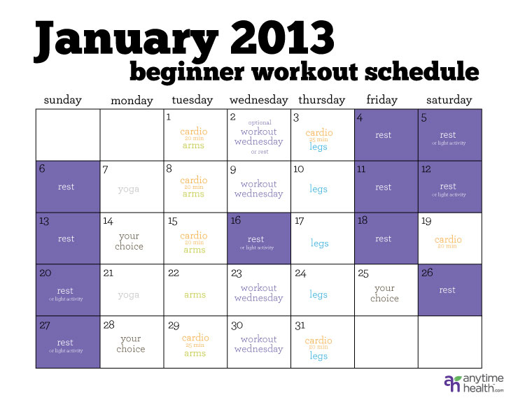 Workout Schedules For Beginners